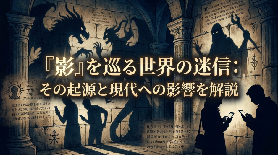 「影」を巡る世界の迷信：その起源と現代への影響を解説