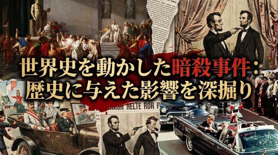 世界史を動かした暗殺事件：歴史に与えた影響を深掘り