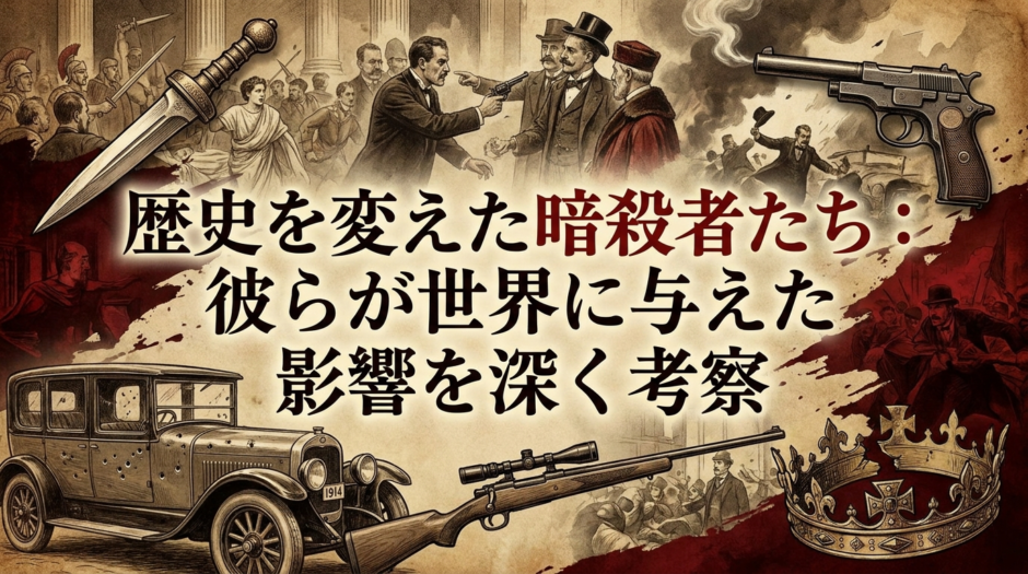 歴史を変えた暗殺者たち：彼らが世界に与えた影響を深く考察