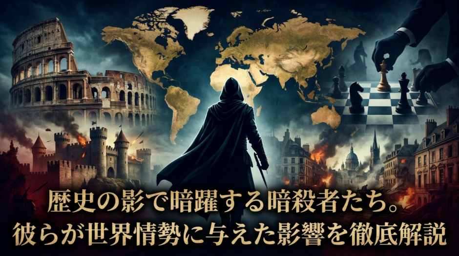 歴史の影で暗躍する暗殺者たち。彼らが世界情勢に与えた影響を徹底解説