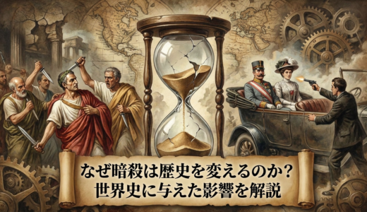 なぜ暗殺は歴史を変えるのか？世界史に与えた影響を解説