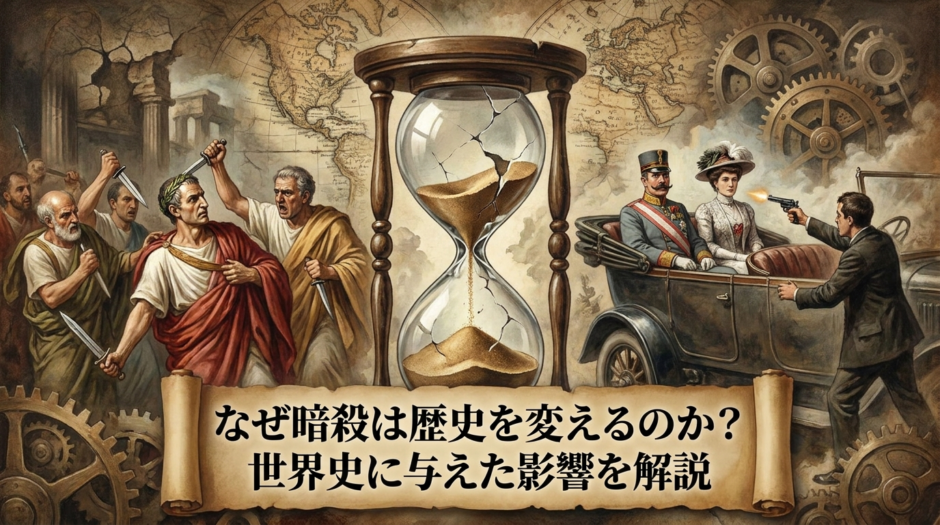 なぜ暗殺は歴史を変えるのか？世界史に与えた影響を解説