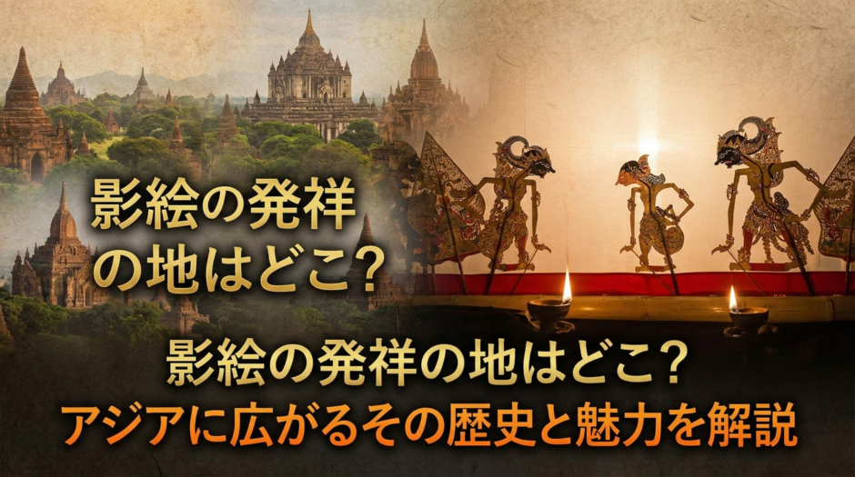 影絵の発祥の地はどこ？アジアに広がるその歴史と魅力を解説