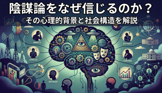 陰謀論をなぜ信じるのか？その心理的背景と社会構造を解説