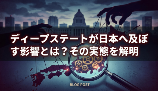 ディープステートが日本へ及ぼす影響とは？その実態を解明