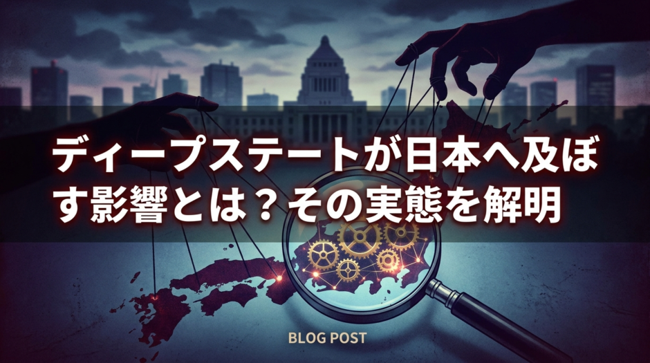 ディープステートが日本へ及ぼす影響とは？その実態を解明