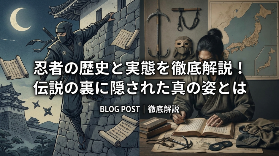 忍者の歴史と実態を徹底解説！伝説の裏に隠された真の姿とは