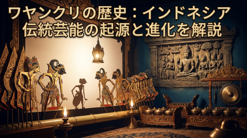 ワヤンクリの歴史：インドネシア伝統芸能の起源と進化を解説