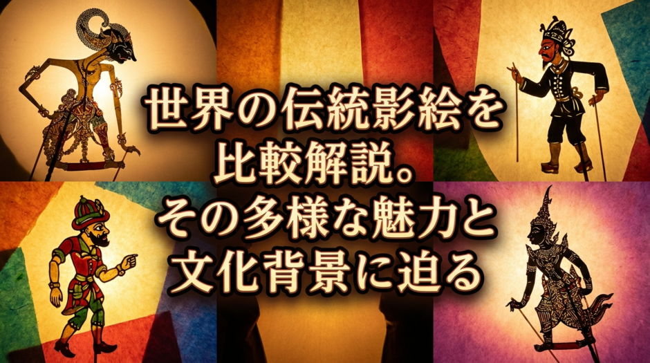 世界の伝統影絵を比較解説。その多様な魅力と文化背景に迫る