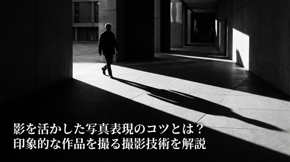 影を活かした写真表現のコツとは？印象的な作品を撮る撮影技術を解説