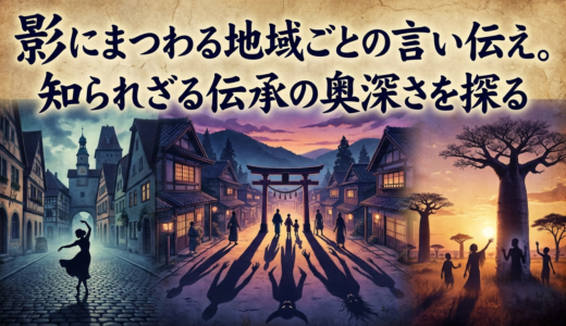 影にまつわる地域ごとの言い伝え。知られざる伝承の奥深さを探る